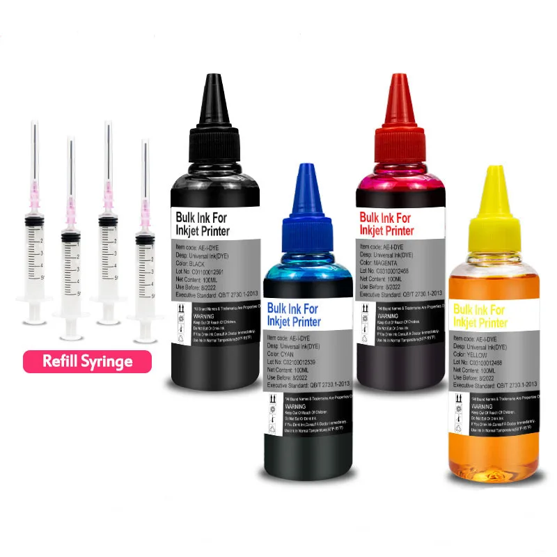 Para HP 301 302 304 305 Xl tinta de impresora Deskjet 2540 2050 2510 2620 2630 2632 5030 5020 3720 3730 kit de recarga de tinta de tinte - imagen 3