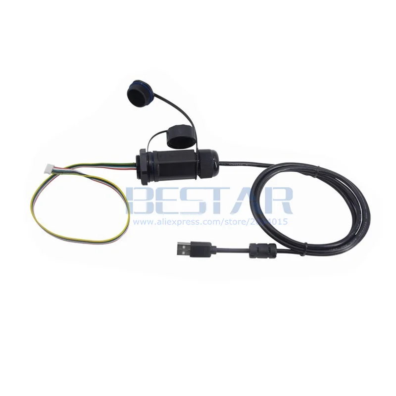 XHP 1m/1.5m/3m Cable de extensión impermeable USB tipo a hembra M25 IP68 tapa a prueba de polvo estándar Industrial 2,0 - imagen 4