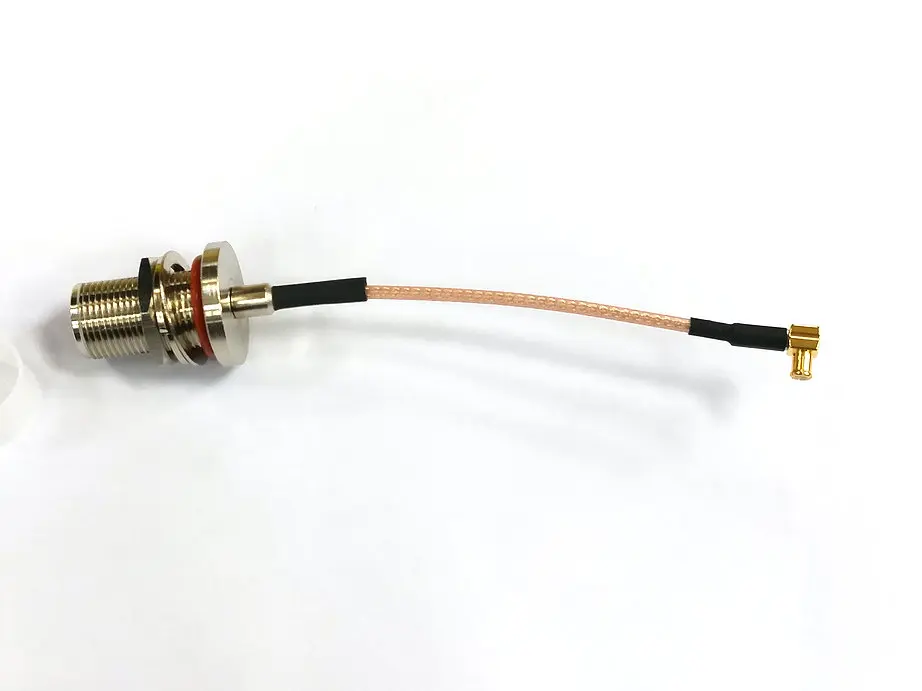 Cable espiral Coaxial MCX macho a hembra N, 10 piezas, RG316, nuevo