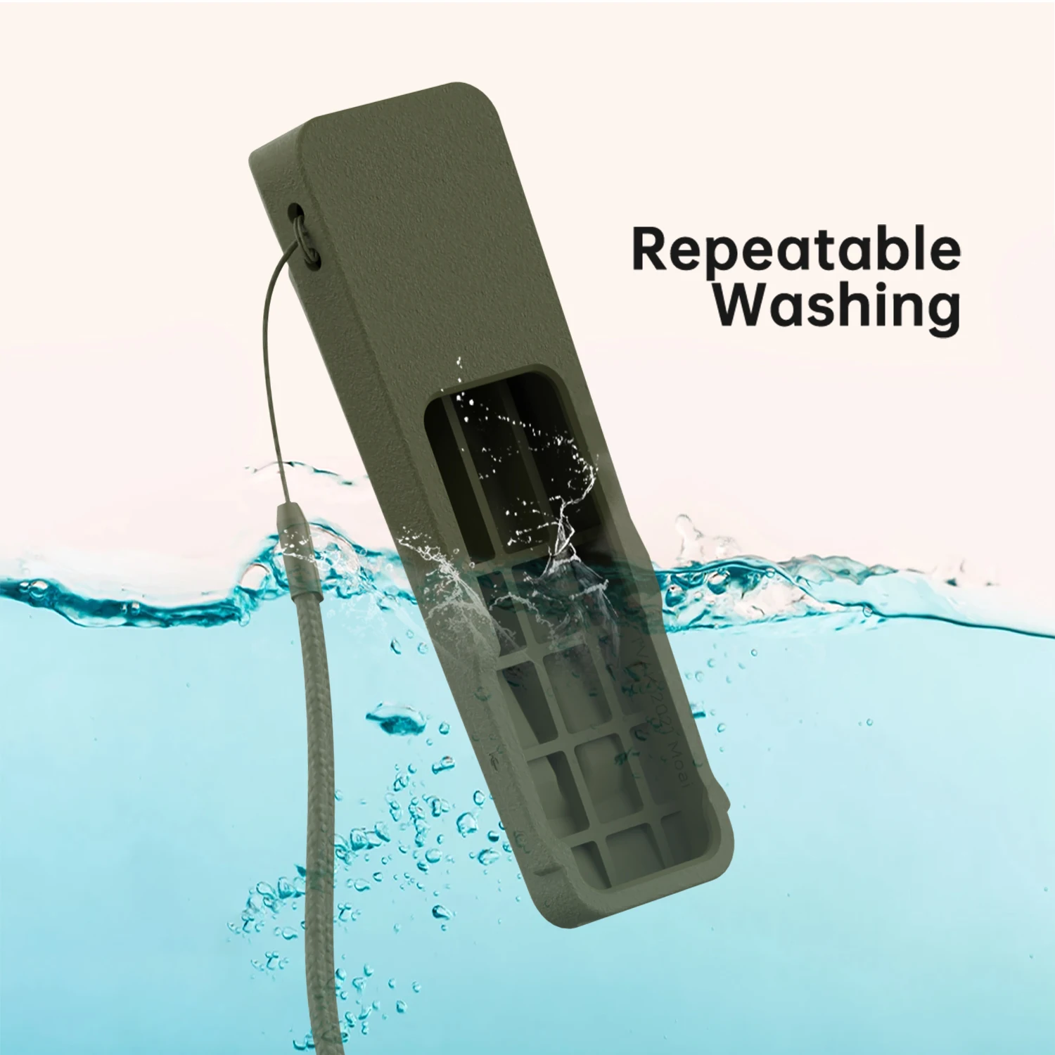 Funda protectora de silicona para Apple TV 4K Siri remoto antideslizante a prueba de golpes Compatible con Airtags, novedad de 2022 - imagen 5