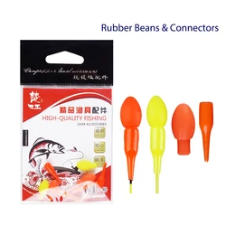 Conector Flotador de Pesca - Goma Resistente y Deriva Vertical