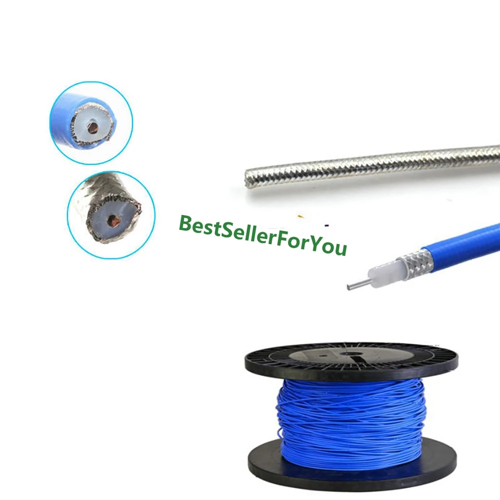 Conector de Cable Coaxial RF RG402, RG-402 Flexible semirrígido, Coaxial, Pigtail