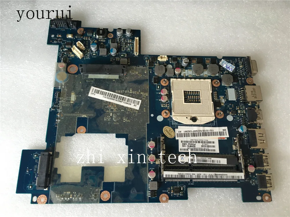 Yourui alta calidad para Lenovo G570 placa base de computadora portátil DDR3 PIWG2 LA-675AP prueba de 100% ok - imagen 2