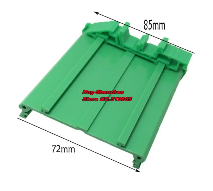 Estante de módulo PCB de 72mm de ancho, deflector de montaje de riel DIN, soporte de placa de circuito de 72mm, 2 unids/lote - imagen 5