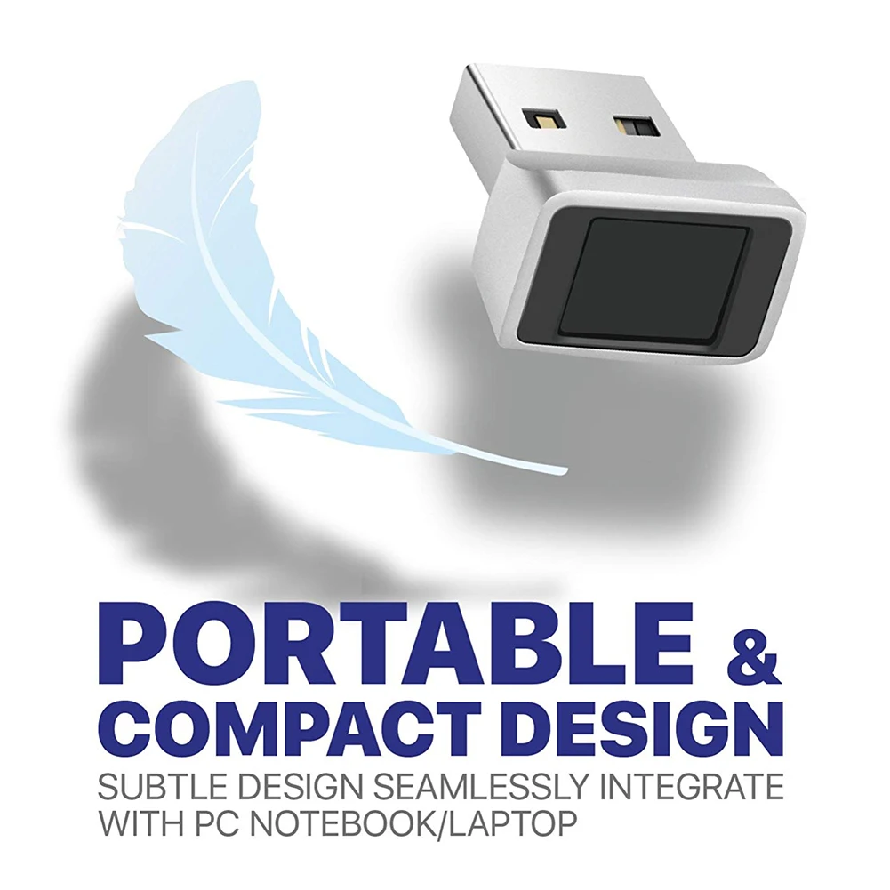 Lector de huellas dactilares USB para Windows 10 Hello PC Notebook Lock escáner biométrico portátil sin contraseña Módulo de desbloqueo de inicio de sesión/Inicio de sesión - imagen 5