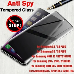 Samsung Protector pantalla antiespía S22 S21 S20 S10 S9 S8 Note 20