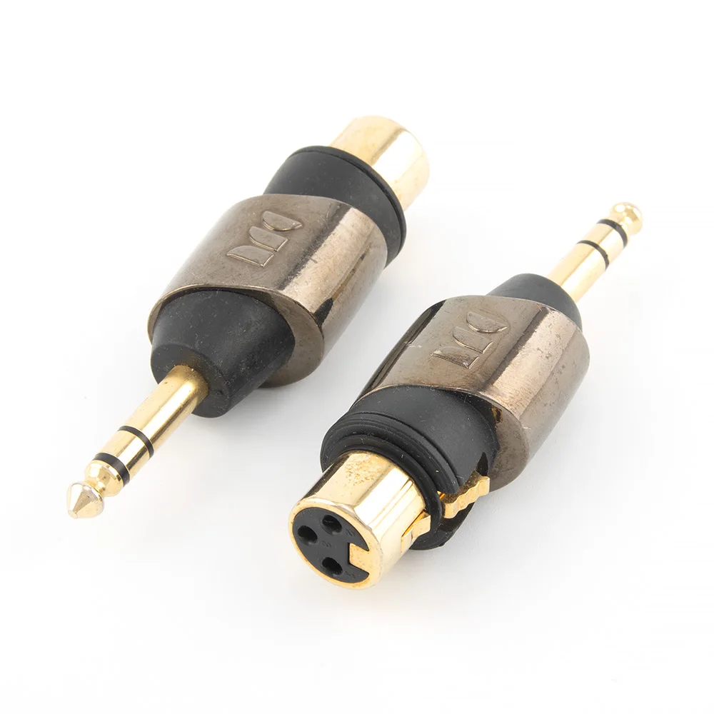 Monster Copper-Adaptador de micrófono TRS macho a xlr hembra, 3 pines, hembra a 1/4 ", 6,35mm, conector de micrófono estéreo, enchufe convertidor