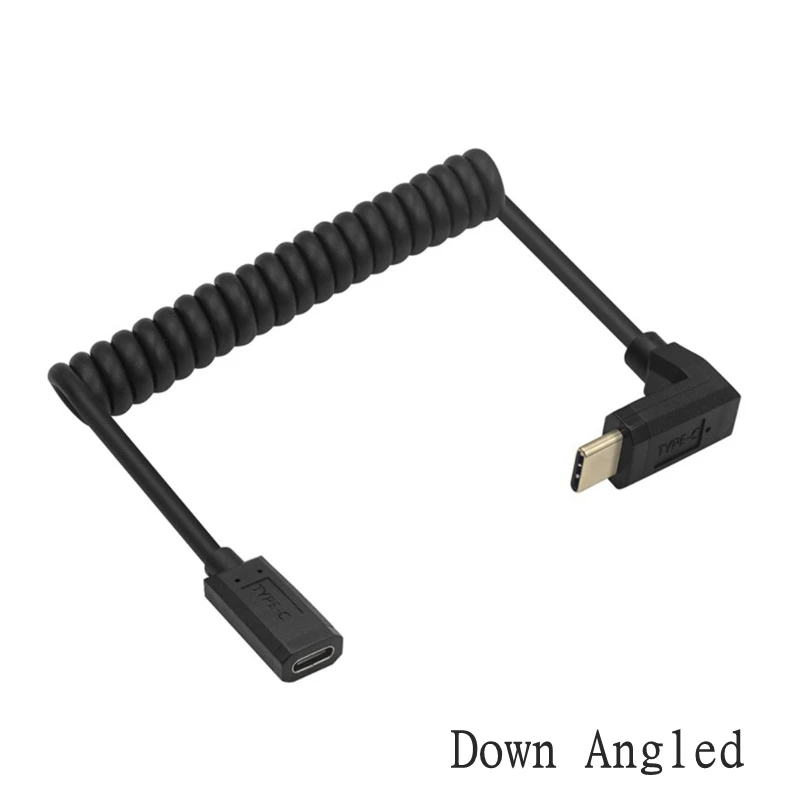 Cable extensor de Cable de carga de datos, Cable retráctil de 10Gbps Gen2 tipo C USB 3,1 macho a USB-C hembra, enchapado en oro - imagen 4