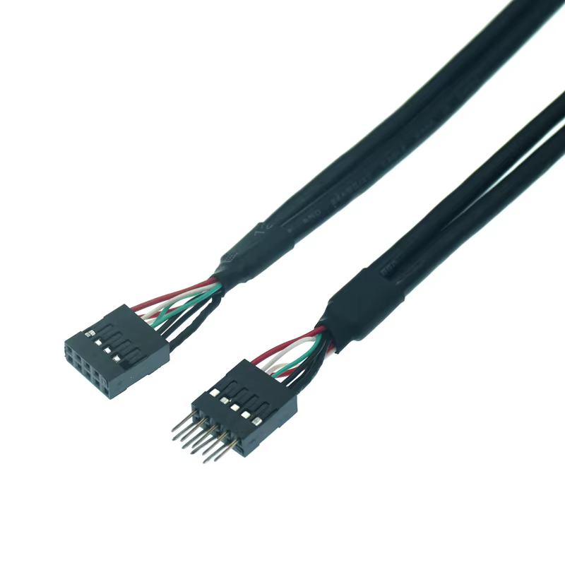 Cable USB 2.0 DuPont 9 pines hembra-hembra 30/50 cm para placa base