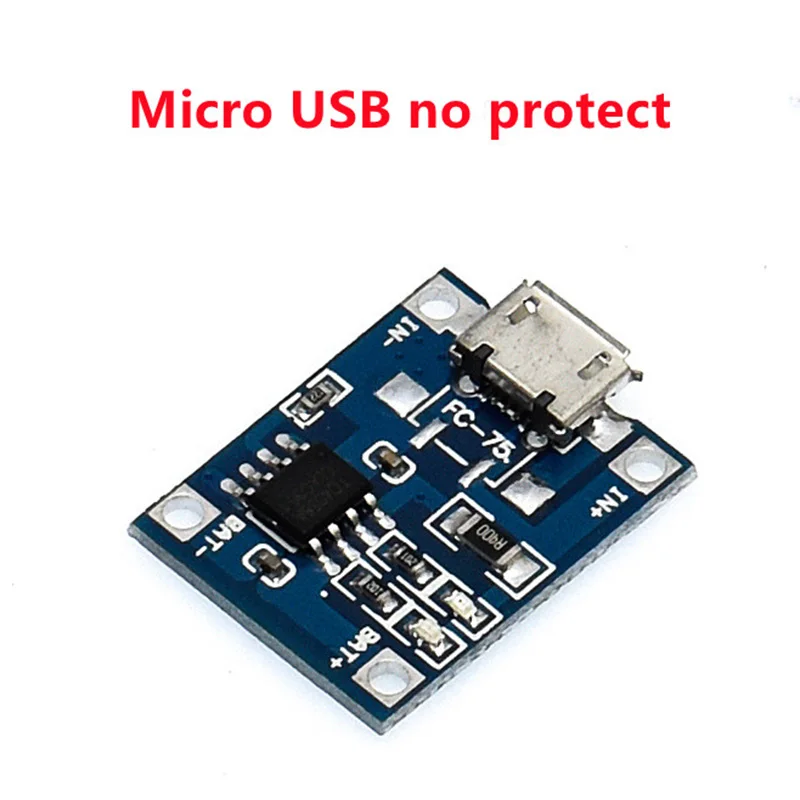 Módulo de cargador de batería de litio, placa de carga con protección, funciones duales, tipo c, Micro, Mini USB, 5V, 1A, 18650, TP4056 - imagen 3