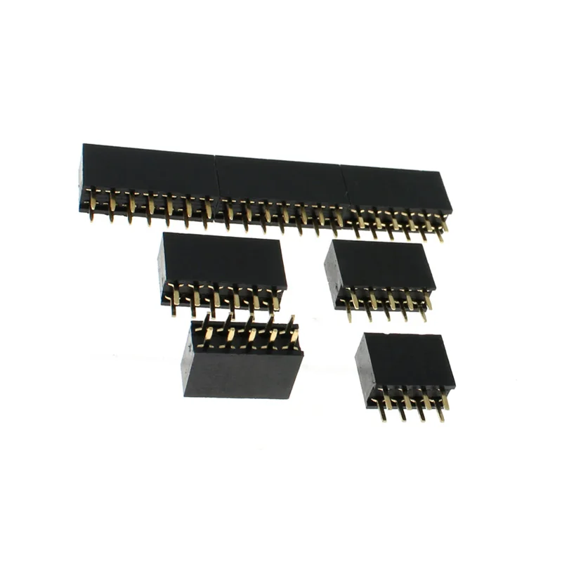 Conector Hembra PCB Doble Fila Paso 2,54mm 2-40 Pines - imagen 2