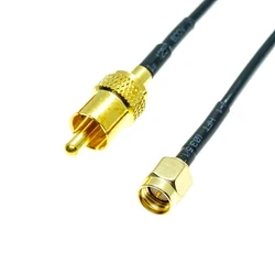 Cable SMA RCA Macho 50 Ohm RG174 Antena SDR