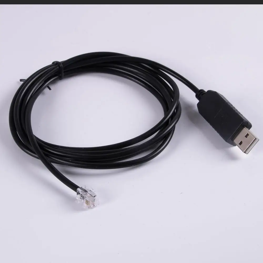 Ioptron-Cable de Control telescópico, Cable USB RS232 RJ9 para actualización ecuatorial PC Asiair, línea codificación IEQ30 Pro iEQ45 ZEQ25 - imagen 5