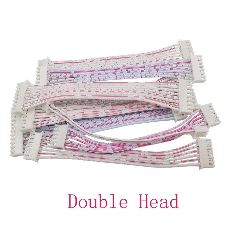 5 uds XH2.54 XH 2,54mm 2P/3/4/5/6/7/8/9/10/12 Pin Cable de Terminal de enchufe hembra conector de Cable JST línea blanca roja de un solo/doble cabezal - imagen 2