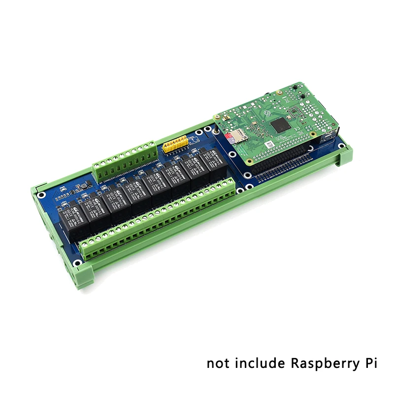 Raspberry Pi 5 / 4B Placa de extensión de relé de 8 canales con luz indicadora para RPi 5 4B 3B + 3B Zero 2 W Smart Home