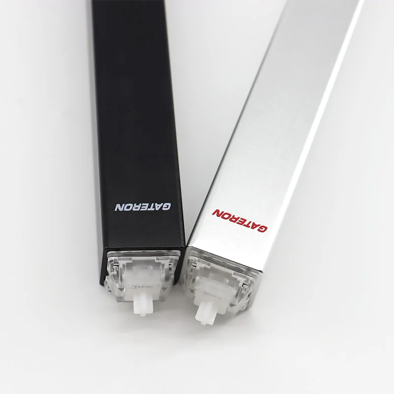 GATERON Extractor de interruptores de Metal, herramienta de eje de teclado mecánico en plata, negro, azul y rojo - imagen 3