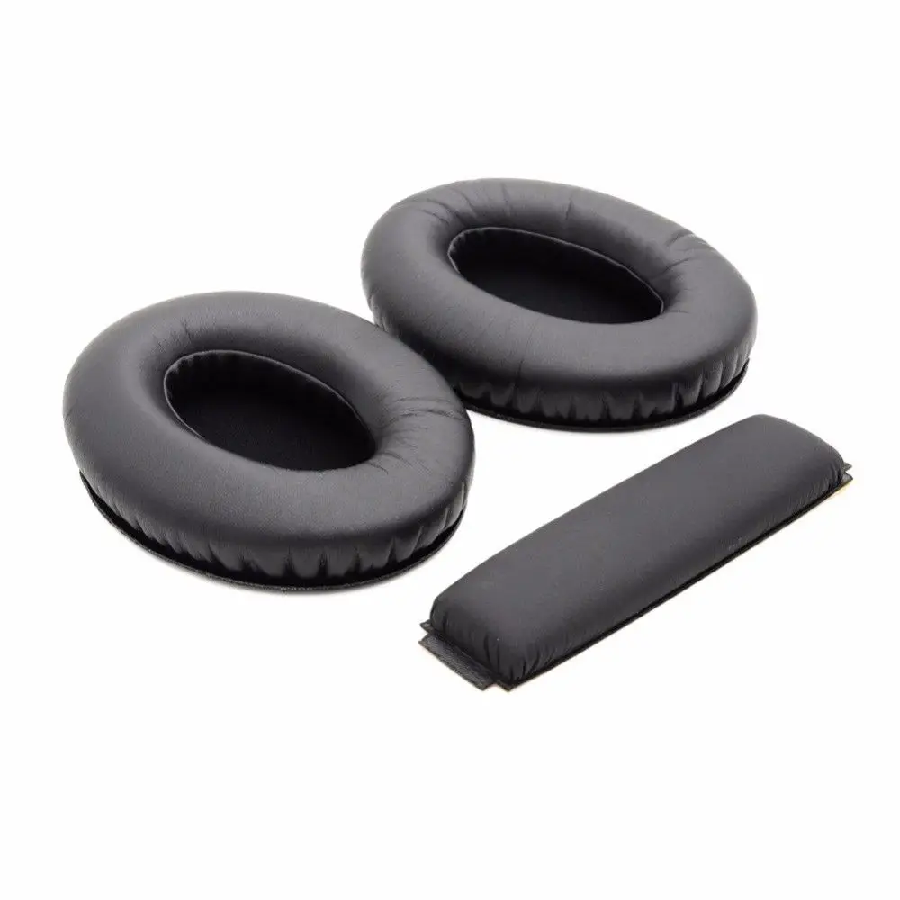 1 par de almohadillas y 1 pieza de repuesto para diadema para Sennheiser HD 418 419 428 429 439 438 448 449 accesorios para auriculares