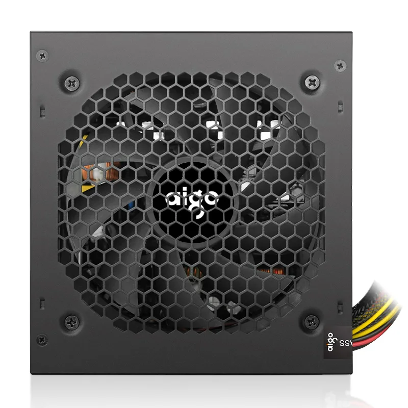 Aigo AK 500W PC PSU unidad de fuente de alimentación negro Gaming silencioso 120mm ventilador rgb 24pin 12V ATX fuente de alimentación de computadora de escritorio para BTC - imagen 3