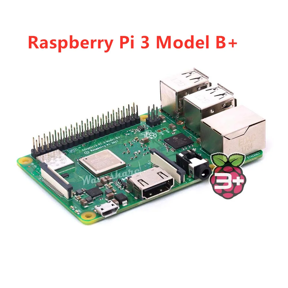 Element14-Raspberry Pi 3 Modelo B/B + Plus,3B +, la tercera generación Pi A 1,4 GHz 64-bit quad-core Cortex-A53 CPU - imagen 3