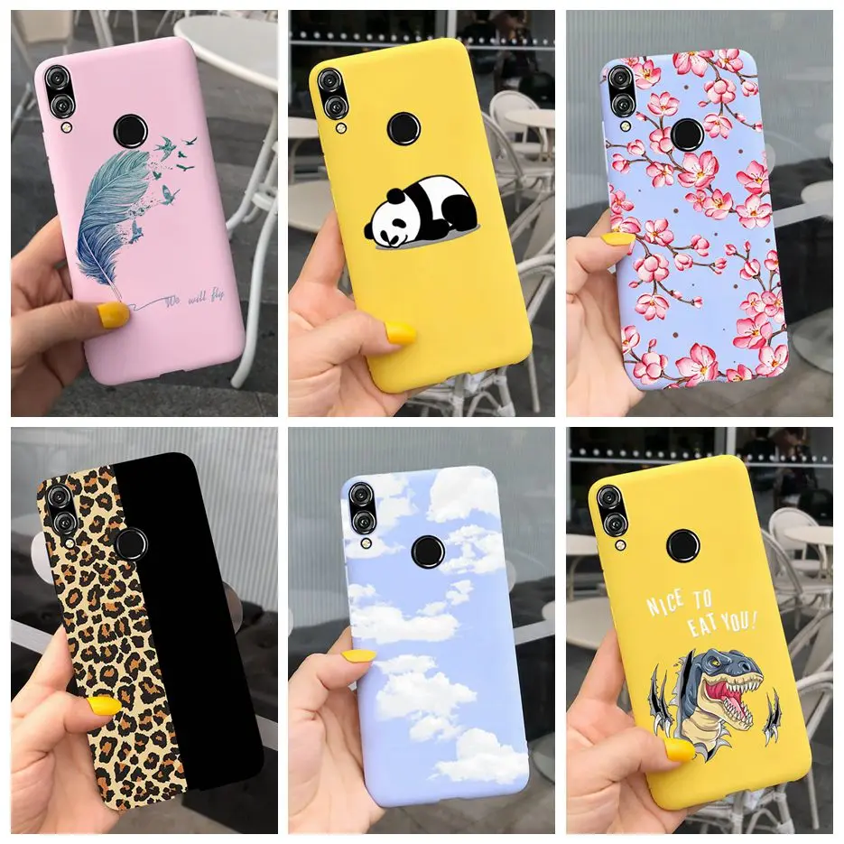 Funda de silicona blanda para teléfono Huawei Honor 8X, cubierta trasera de TPU, bonita, pintada en caramelo, JSN-L22
