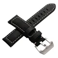 Black silver buckle