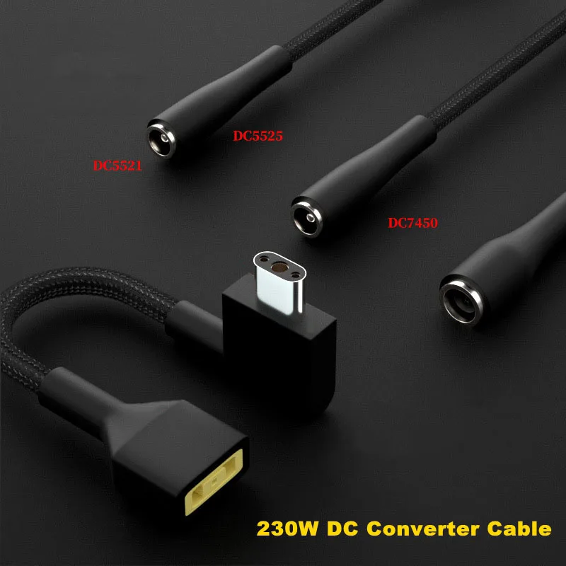 Adaptador de corriente para ordenador portátil, Cable conector para Razer Blade 15 17 RZ09-03006E92 RC30-024801, convertidor de Cable de carga de RZ09-02386W92