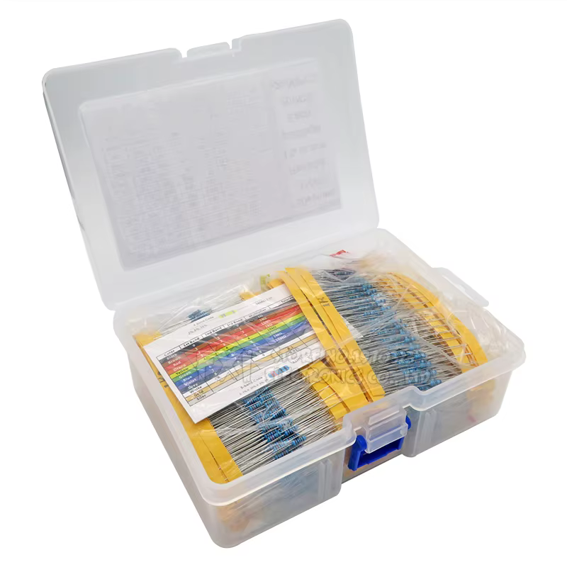 2600 unids/lote 130 valores 1/4W 0,25 W 1% resistencias de película metálica paquete surtido Kit lote resistencias surtido Kits resistencia fija - imagen 2