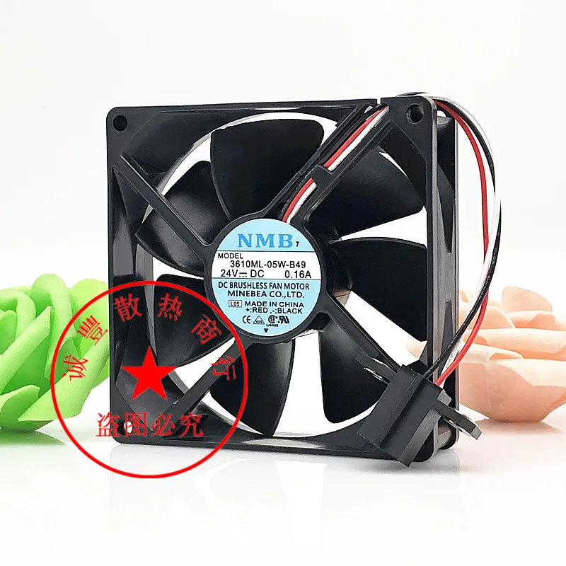 A90L-0001-0488-ventilador de máquina herramienta CNC, inversor de enchufe FANUC, 9cm, 3610ML-05W-B49 original, nuevo - imagen 2