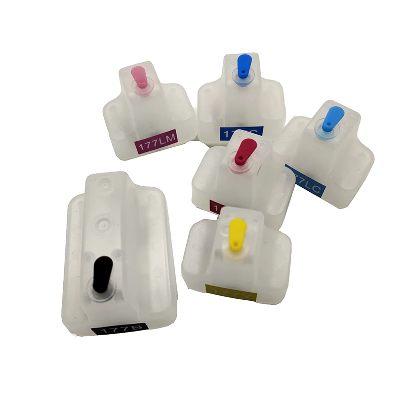 Vilaxh-Reemplazo de cartucho de tinta recargable para impresora HP 177, Photosmart C5100, C5140, C5183, C6270, C6280, C6180, 3110, 3210 - imagen 3