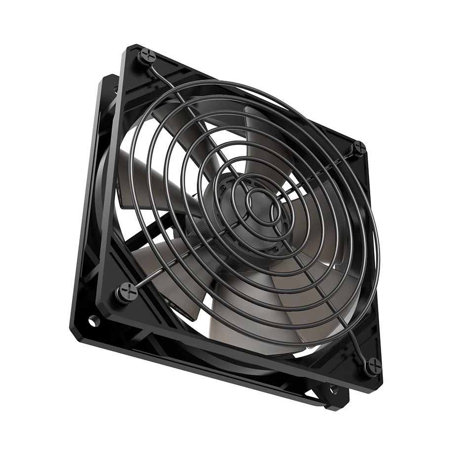 Zezzio-ventilador violento de 120mm, sistema de refrigeración de servidor de volumen de aire de alta velocidad, 3000RPM, 220V, btc, ventilador de máquina de minería, gabinete de estación de trabajo - imagen 4