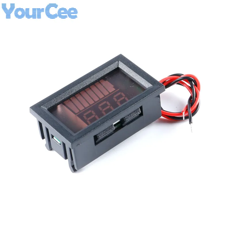 QV58QH reconocimiento automático pantalla LED Detector de voltaje 12V 24V 72V 84V indicador de capacidad de batería plomo ácido - imagen 3