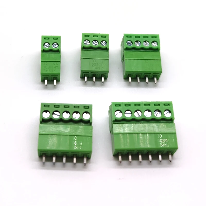 Conector Terminal PCB KF15EDG-3.5mm Verde Atornillable - imagen 3