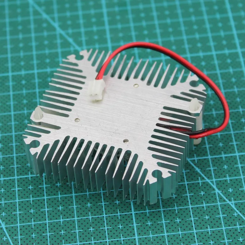 Ventilador de refrigeración del disipador térmico de aluminio Snowwhite, 55MM, 2 pines, PC, ordenador, CPU, tarjeta de vídeo VGA, VC899, 36mm, 12V - imagen 2