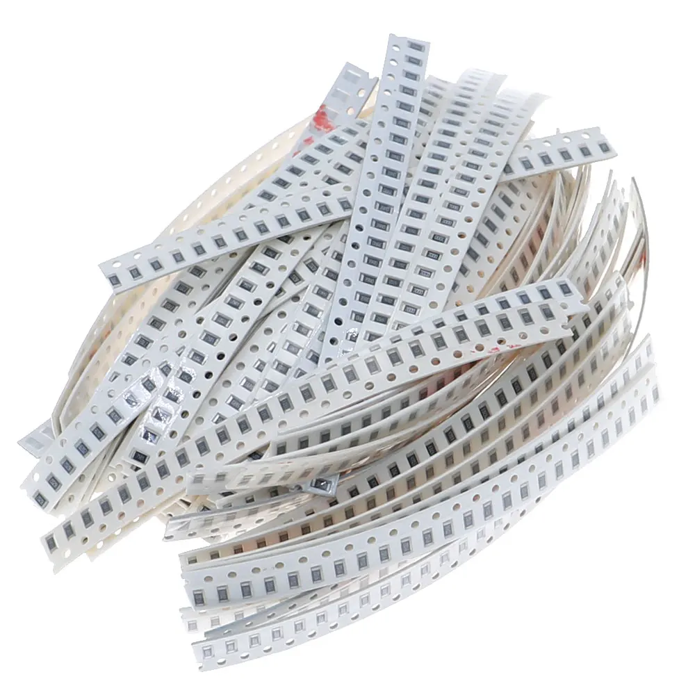 2000 Uds 80 5% de valor de 0805 SMD Resistor Kit surtido conjunto de 10 ohm,-910k ohm Chip de resistencia fija Kit de Muestra de bolsa de muestra - imagen 2