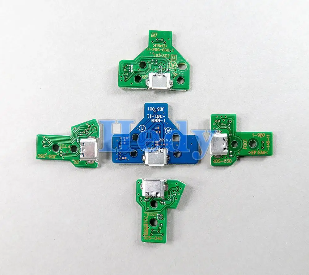 2 uds JDS 001 011 030 040 050 para Playstation 4 controlador puerto de placa de carga USB para PS4 JDS030 JDS001 JDS011 JDS040 JDS050 - imagen 4