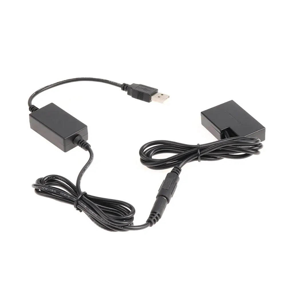 Placa de batería simulada LP-E17, acoplador de CC, Cable USB de 5V 2A para Canon RP 77D 200D 750D 760D 800D - imagen 2