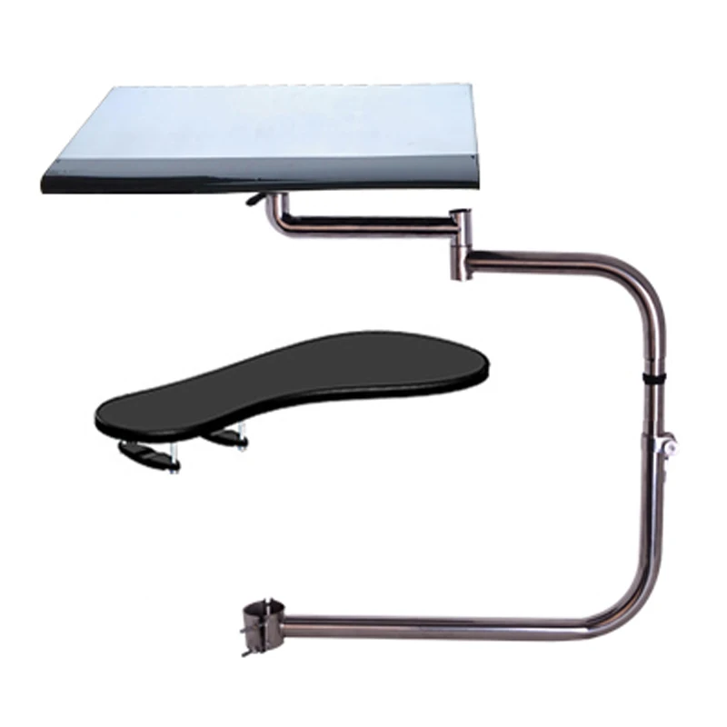 Soporte para teclado de silla de movimiento completo, accesorio multifuncional OK010, soporte de escritorio para ordenador portátil, alfombrilla de ratón de acero inoxidable, 20kg - imagen 3