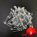 100pcs White-Red