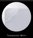 Transparent matte