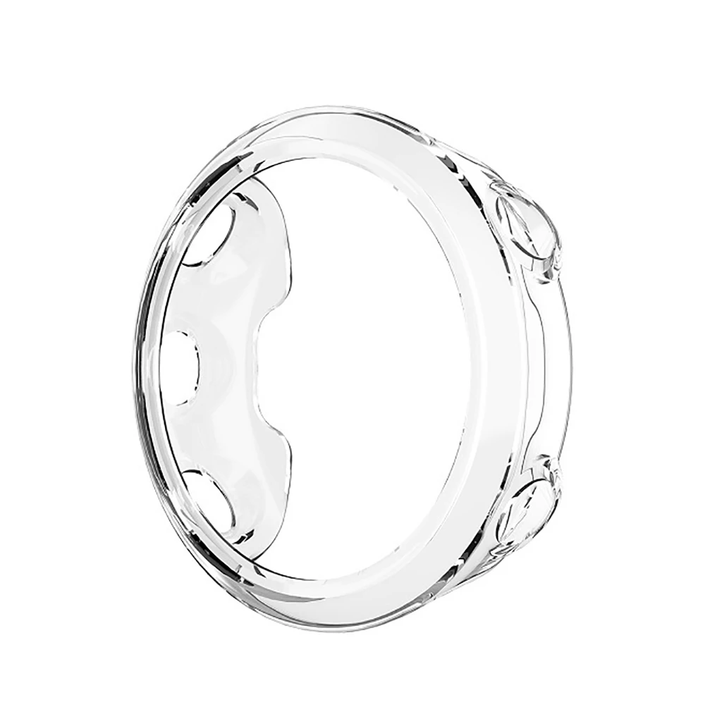 Funda protectora 2 + 1 + Protector de pantalla para reloj inteligente Garmin Swim 2, carcasa protectora de TPU suave, película de vidrio templado - imagen 3
