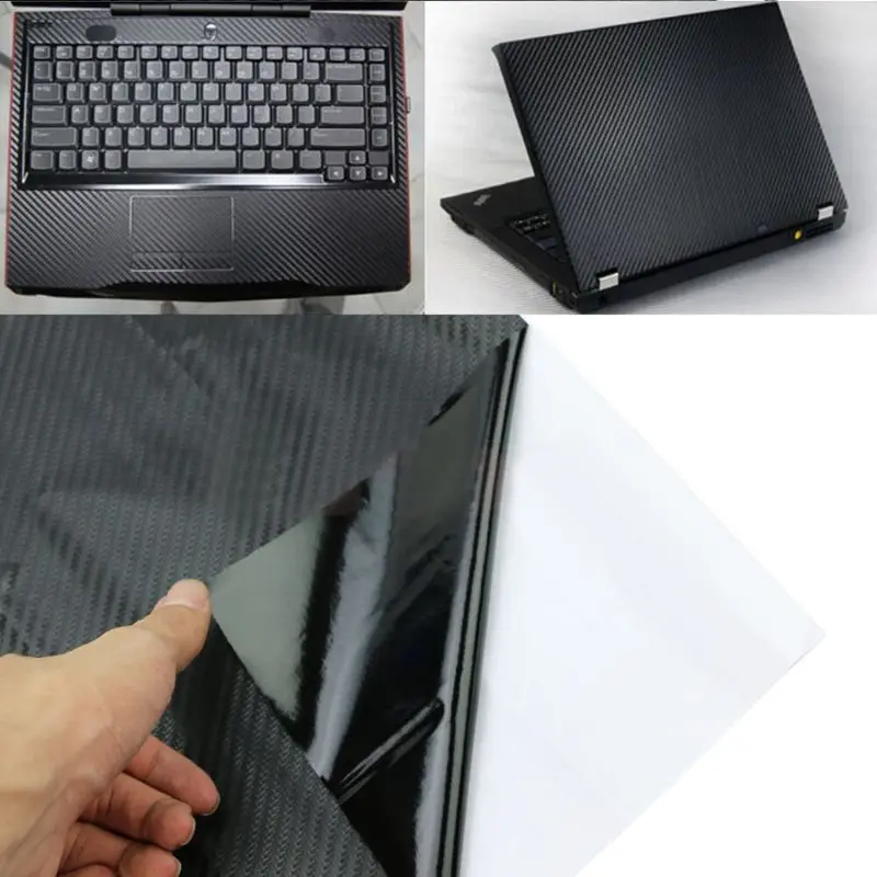 Calcomanía de piel de fibra de carbono 3D, funda adhesiva para 17 pulgadas, PC, portátil, Notebook - imagen 5