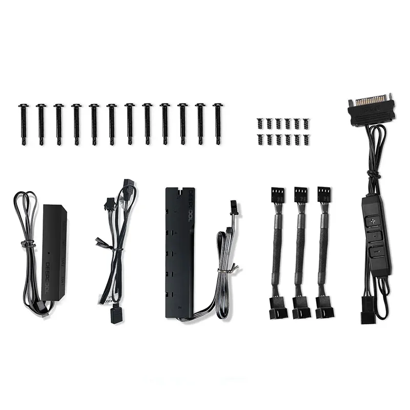 Deepcool-ventilador de chasis MF120GT, silenciador, tres ventiladores ARGB Symphony, Control de cableado estándar, sincronización de placa base, 4 pines - imagen 5