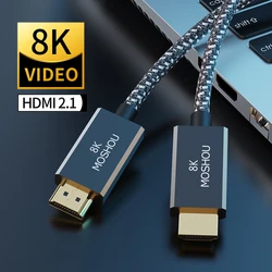 MOSHOU Cable HDMI 2.1 8K 60/120 Hz HDR ARC eARC