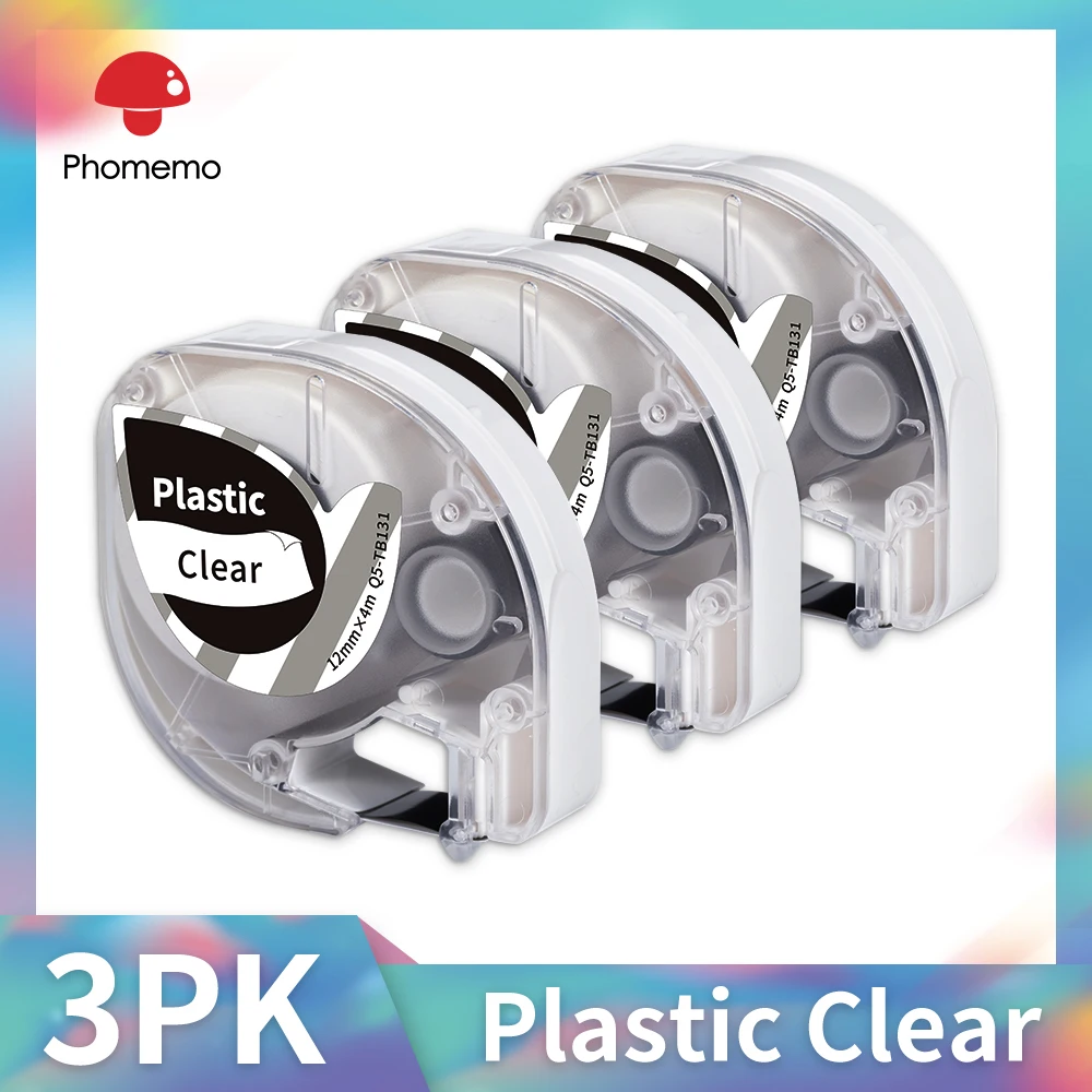 3PK Clear Plastic