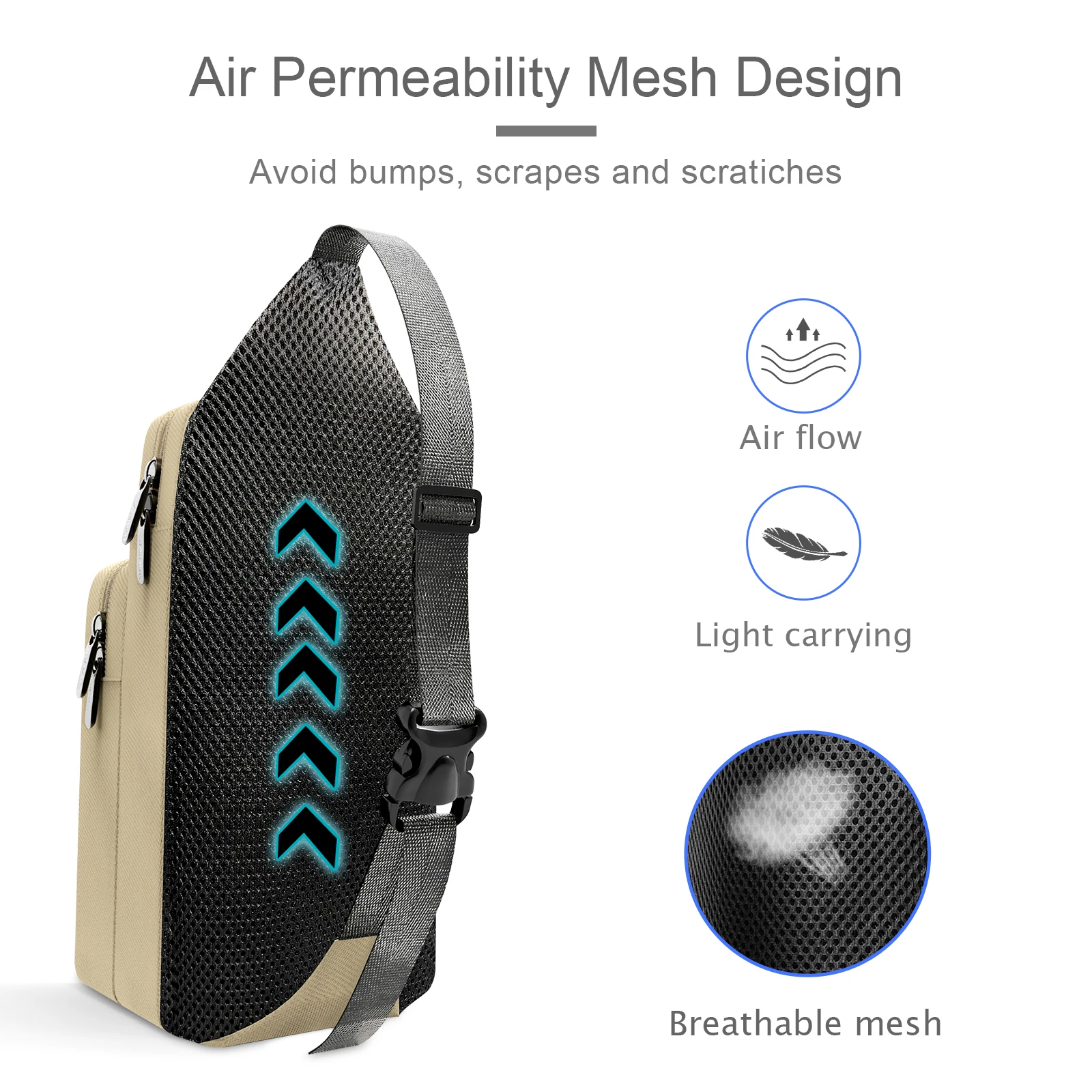 HAIFVA-Bolsa de pecho portátil para Nintendo Switch/Lite, bolsa de almacenamiento de pecho con Control de juego, funda de Nintendoswitch OLED - imagen 3