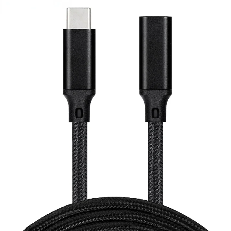 Cable de extensión USB C OTG de 0,2 m/0,5 m/1 m/2 m/3 m - Extensor USB C USB 3.1 Gen 2 de 10 Gbps 100 W de carga rápida Compatible con TB 3