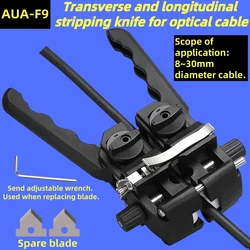 AUA-F9 Cortador de Fibra Óptica Pelado Transversal Longitudinal
