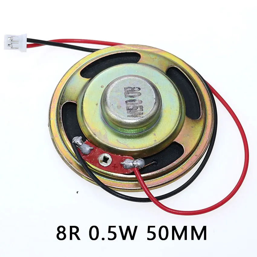 Altavoz ultrafino de 8 ohmios, altavoz de 0,5 vatios, 0,5 W, 8R, diámetro 23, 28, 30, 40, 50MM, 5CM de espesor con cable Terminal PH2.0, longitud 10 - imagen 5