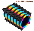 6Pcs RGB 1 Ring Lamp