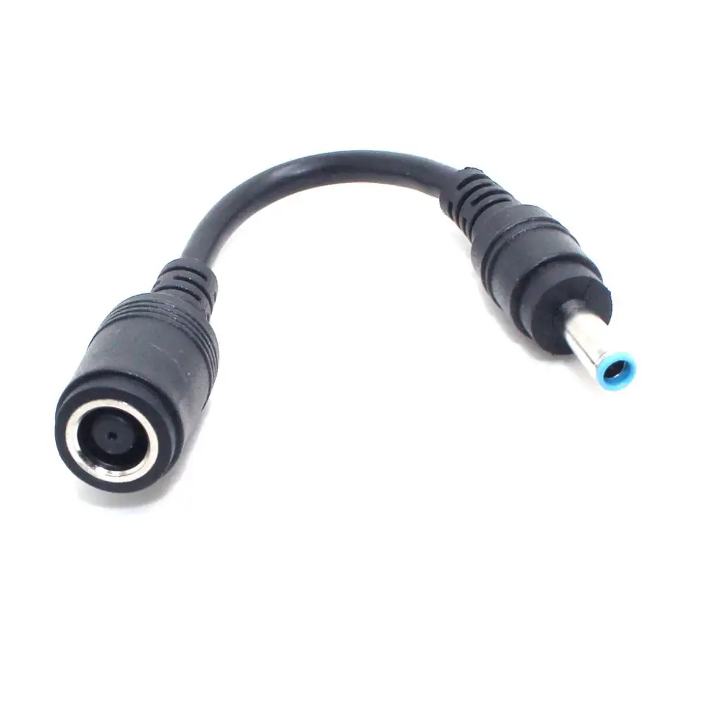 Adaptador de corriente DC 7,4x5,0mm hembra a Pin macho de 4,5x3,0mm, Cable de enchufe convertidor para cargador Hp Envy Touchsmart 15 17 - imagen 3